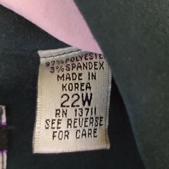 Amanda Smith Vintage Open Collar Button Front Jacket Size 22W - Picture 4 of 4